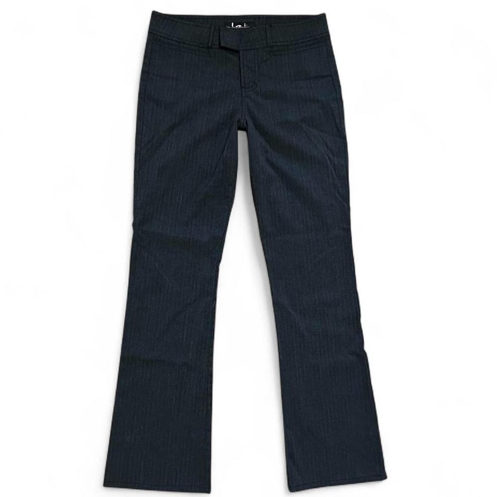 Y2k office siren pinstripe bootcut pants